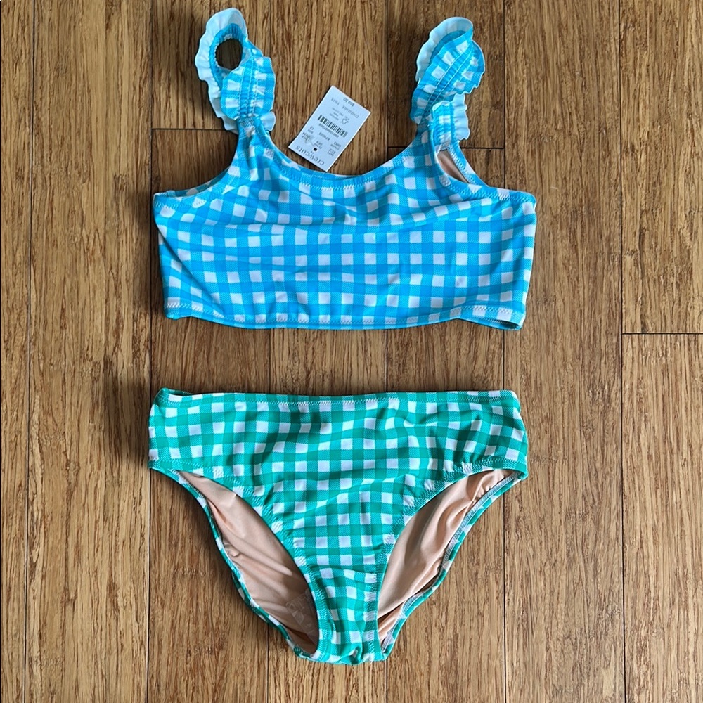 Crewcuts Kids Gingham Bikini Set